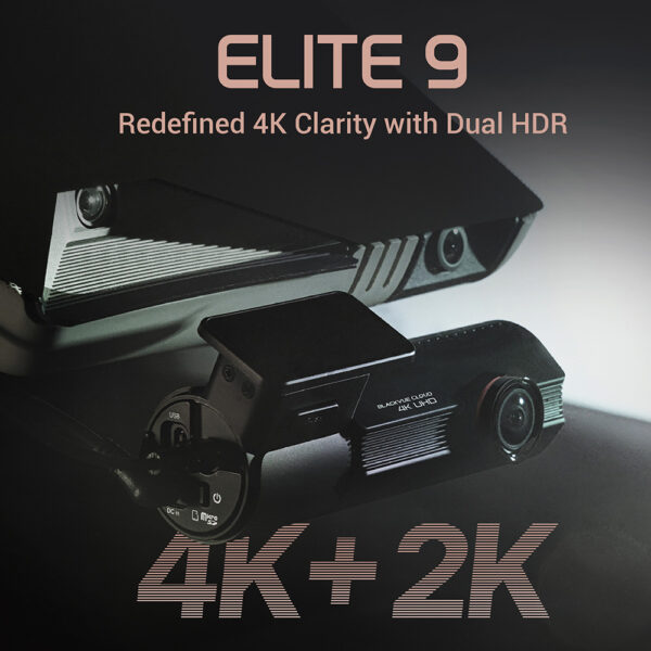 Blackvue Elite 9 前 4K 後 2K 車 CAM