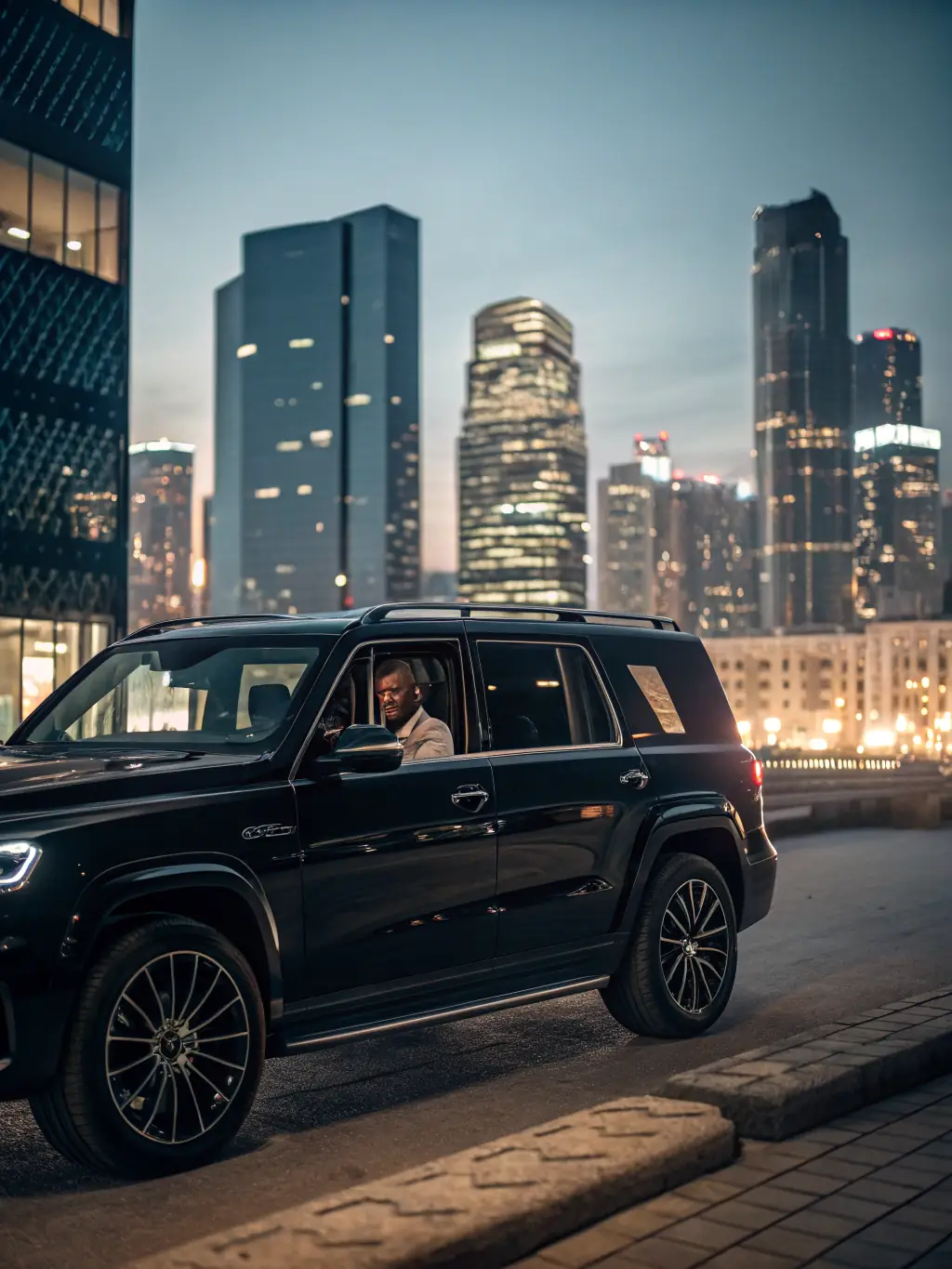 A high-quality image of a luxury car parked in a residential area of Hong Kong, symbolizing comprehensive coverage and peace of mind.