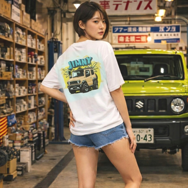 【拍車男全新週邊】 Jimny Summer 吉普車純棉短袖 Tee